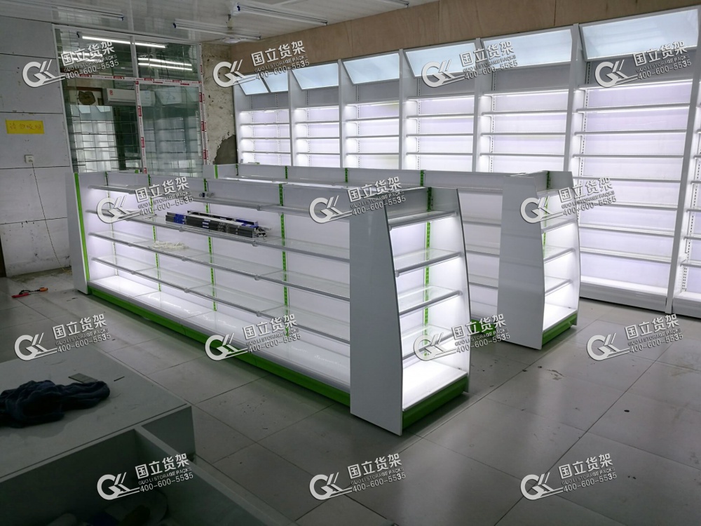 亞克力中島雙面貨架