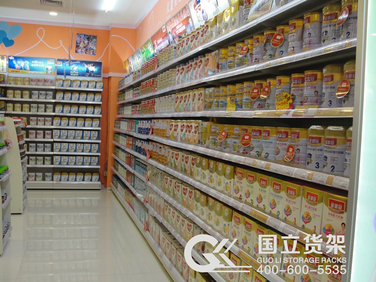 母嬰店奶粉展柜貨架