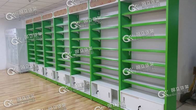 藥店中聯(lián)款處方柜貨架