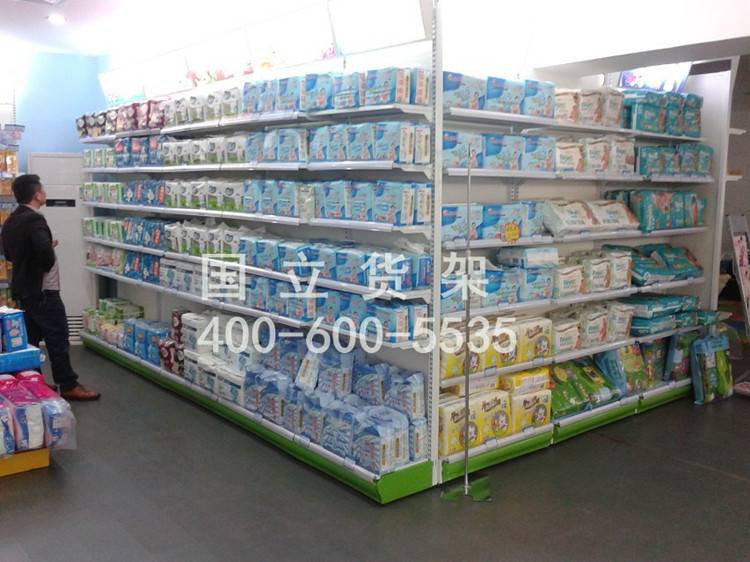 母嬰店單面架