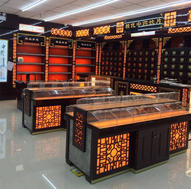 參茸貴細(xì)柜場景展示