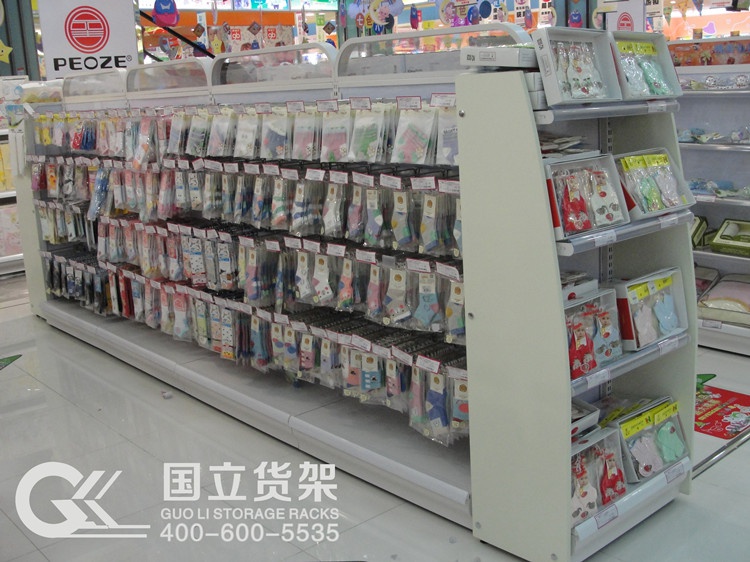 母嬰用品中島貨架